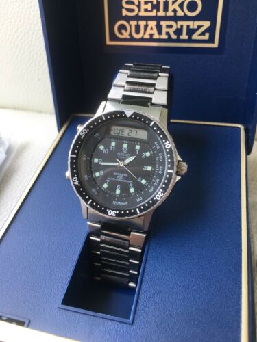 seiko digital analog watch