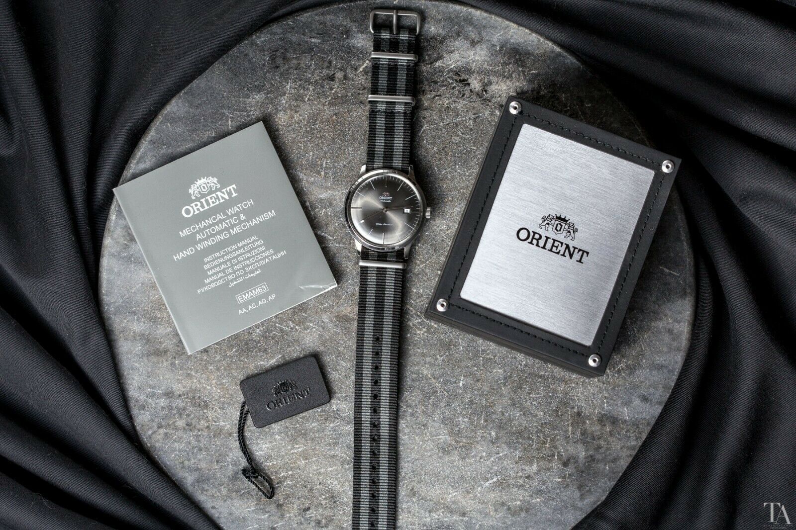 Orient Men's '2nd Gen. Bambino Ver. 2' Japanese Automatic Stainless Steel  and Leather Dress Watch