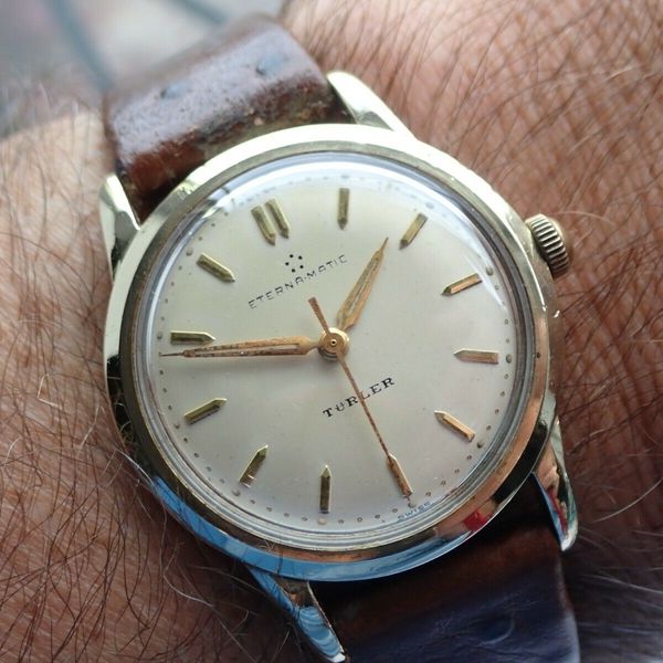 Eterna.matic Turler Automatic & Hand Wind 1950/s Cal 1243 UC Swiss Made ...