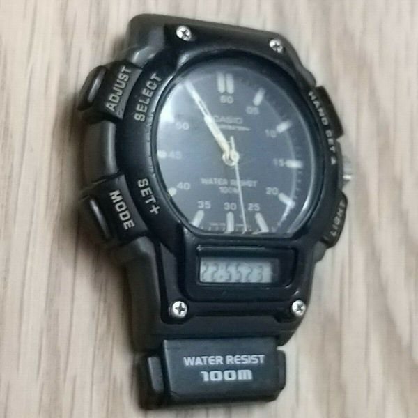 Vintage Casio AQ 150W Mod 2315 Ana Digital LCD Alarm Watch is running WatchCharts Marketplace