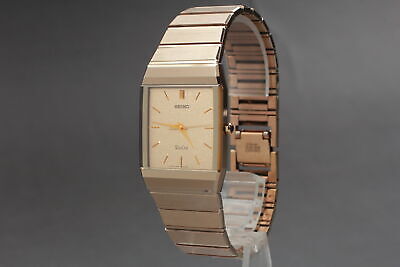 Vintage 1986 [N MINT] SEIKO DOLCE 9531-5060 Quartz Gold Unisex