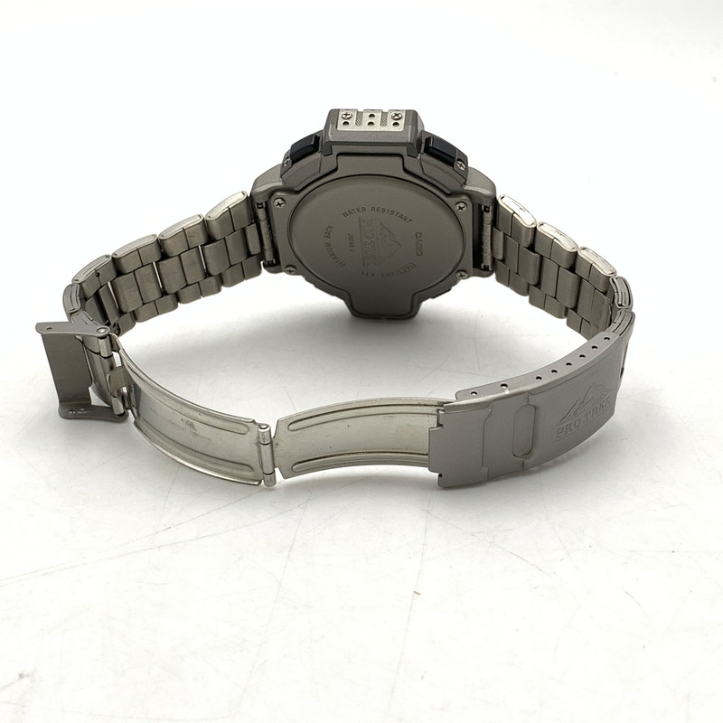 Used] [Men's] CASIO PRT-411 PROTREK Casio Protrek digital