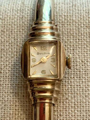 Vintage 1952 Bulova American Girl Watch Yellow Gold Filled 17