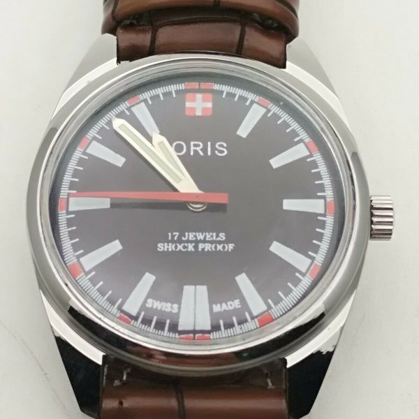 VINTAGE MEN's ORIS SHOCK PROOF 17 JEWELS WATCH SWISS MADE WatchCharts