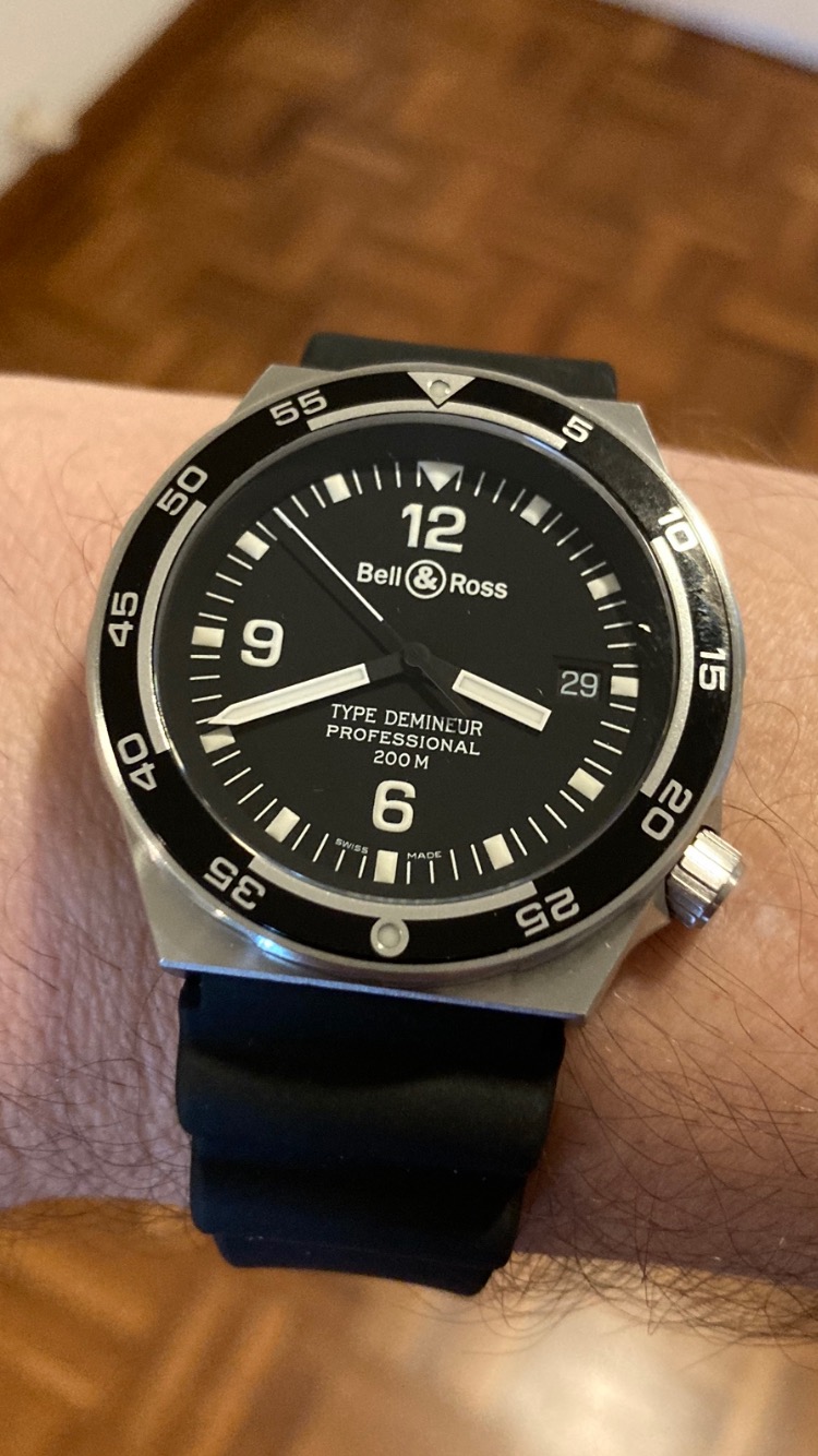 Bell & ross type demineur professional 200m hot sale