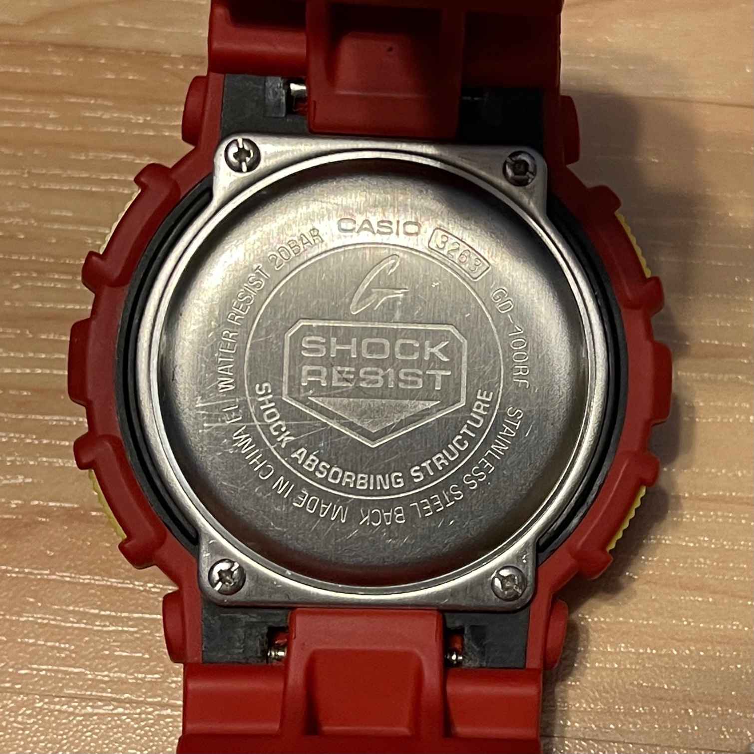 WTS] Casio G-Shock GD-100RF-4 Rastafarian Red GD100RF Digital 