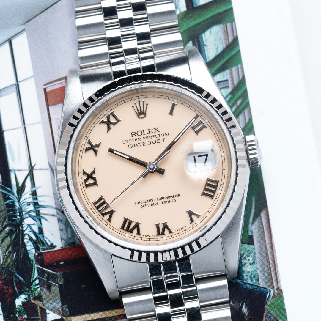FS: 1988 Rolex Datejust Ref. 16234 with Rare Cream Ivory Dial