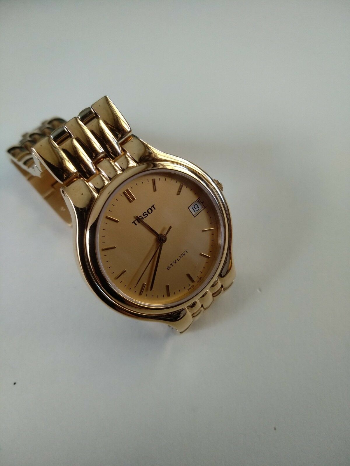 NOS Tissot Men s Swiss Pack V282 30M Gold Plated Dress Quartz