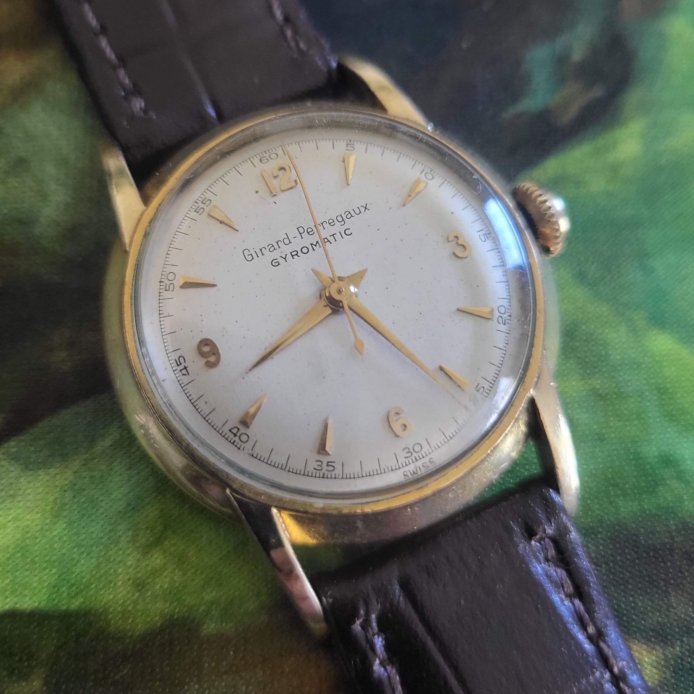 395 USD FSOT vintage Girard Perregaux Gyromatic WatchCharts