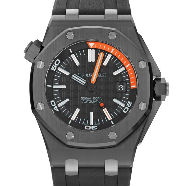 Audemars Piguet 15707CE AP Royal Oak Offshore Diver 42mm Black Ceramic ...