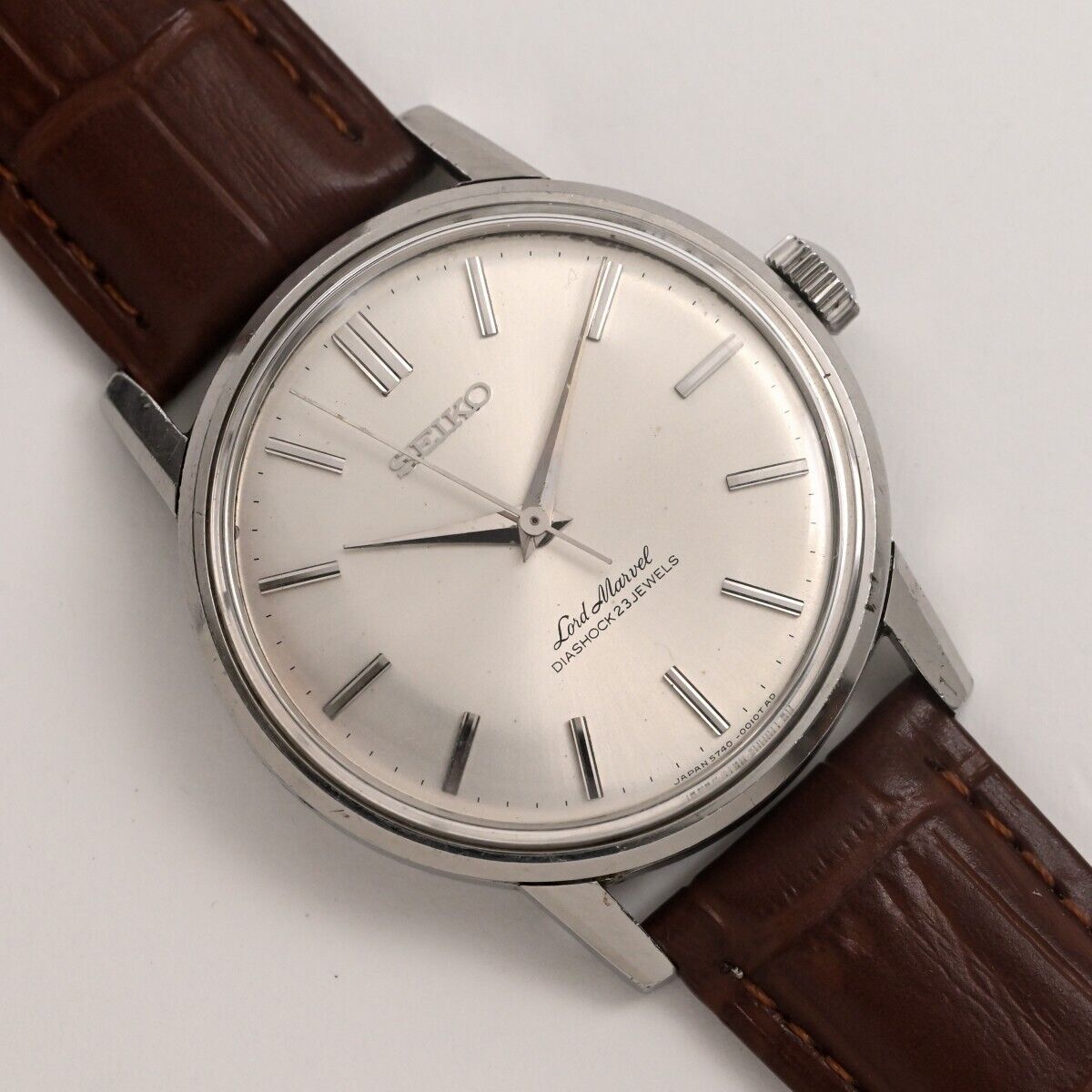 Vintage 1965 SEIKO LORD MARVEL Hand-Winding 23J Ref.5740-0010 