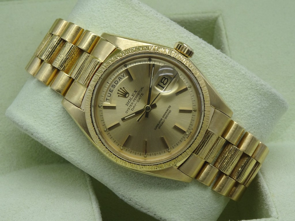 FSOT 1967 Rolex Day Date 1807 BARK Bezel Bracelet 1.5 Million