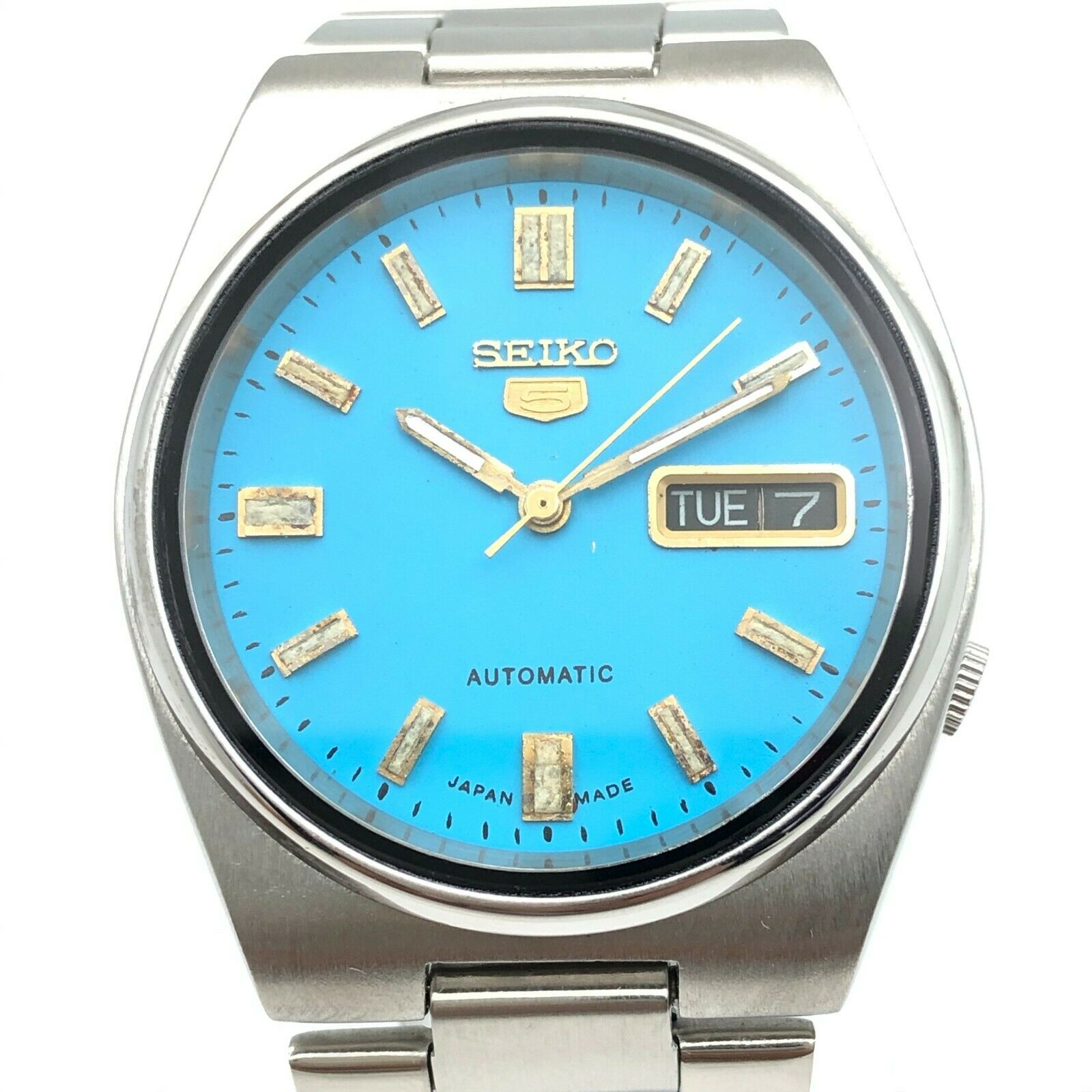 Absay Drik Milestone Vintage Men's Seiko 5 7009-3041 36mm D/D Automatic Japan Made Wrist Watch  B2615 | WatchCharts