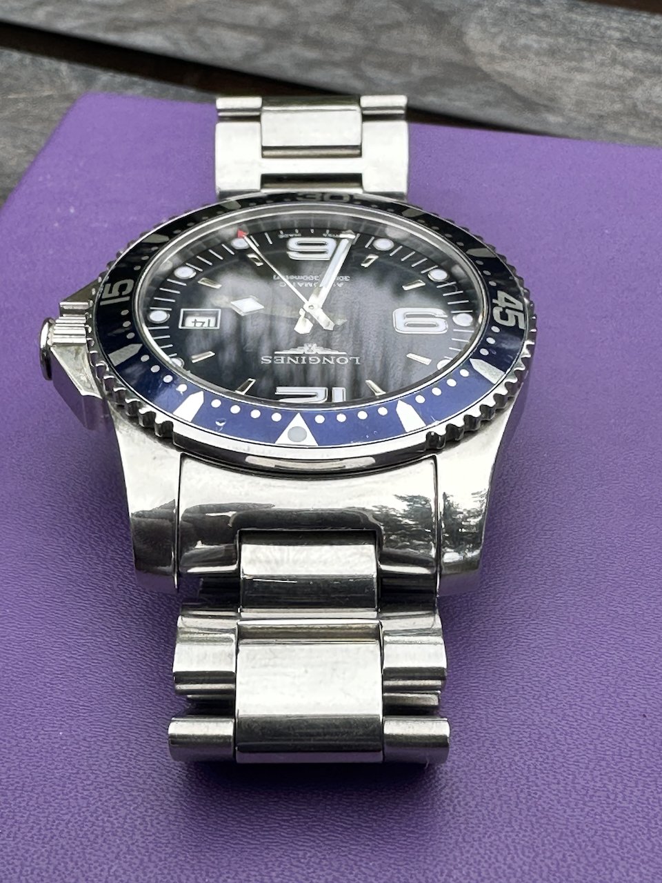 650 USD Longines Hydroconquest automatic diver s watch L3.642.4 WatchCharts Marketplace