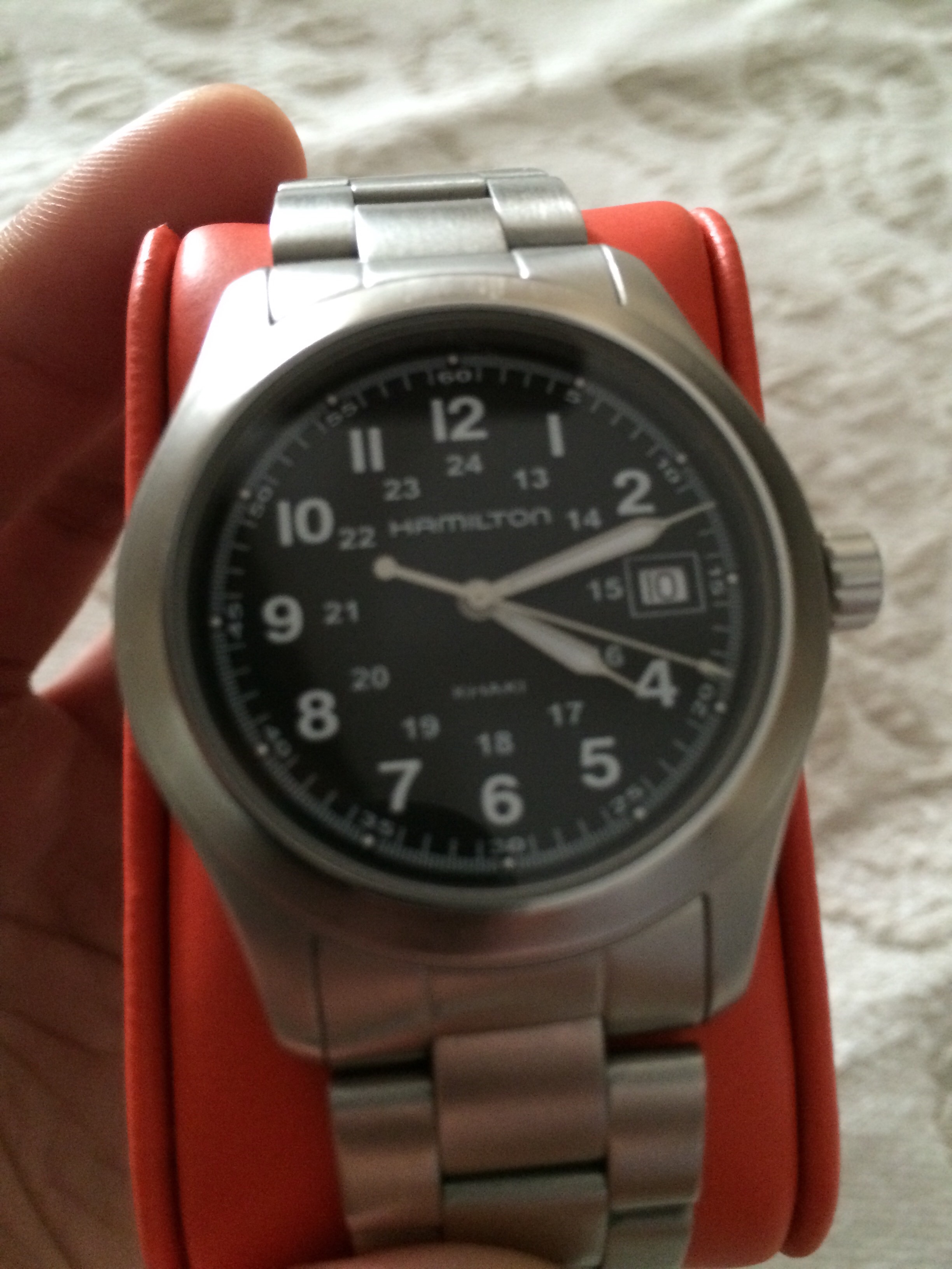 Hamilton Khaki III 38mm Field quartz H684810 WatchCharts