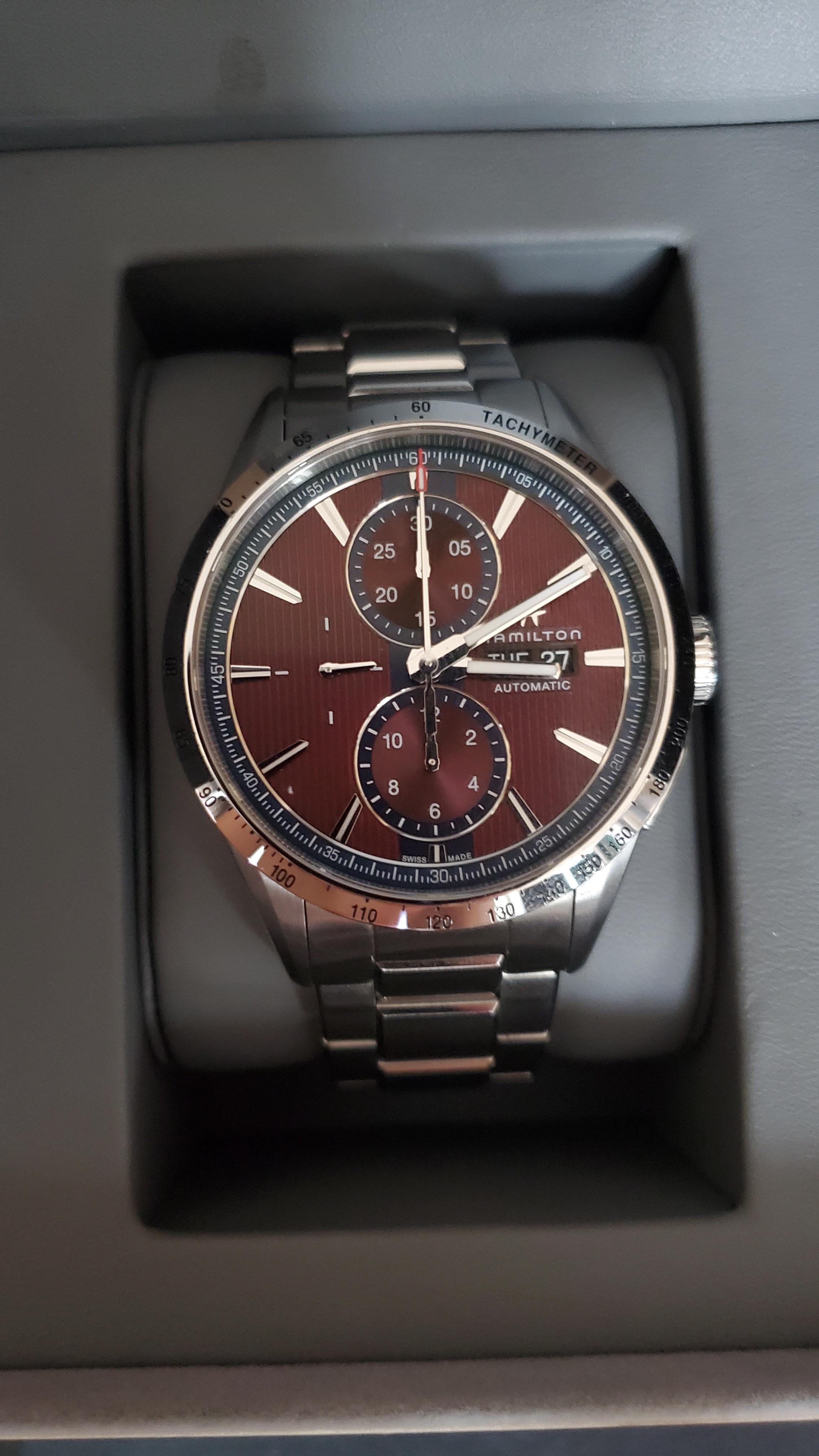 WTS Hamilton Broadway 43mm auto chrono 950 WatchCharts