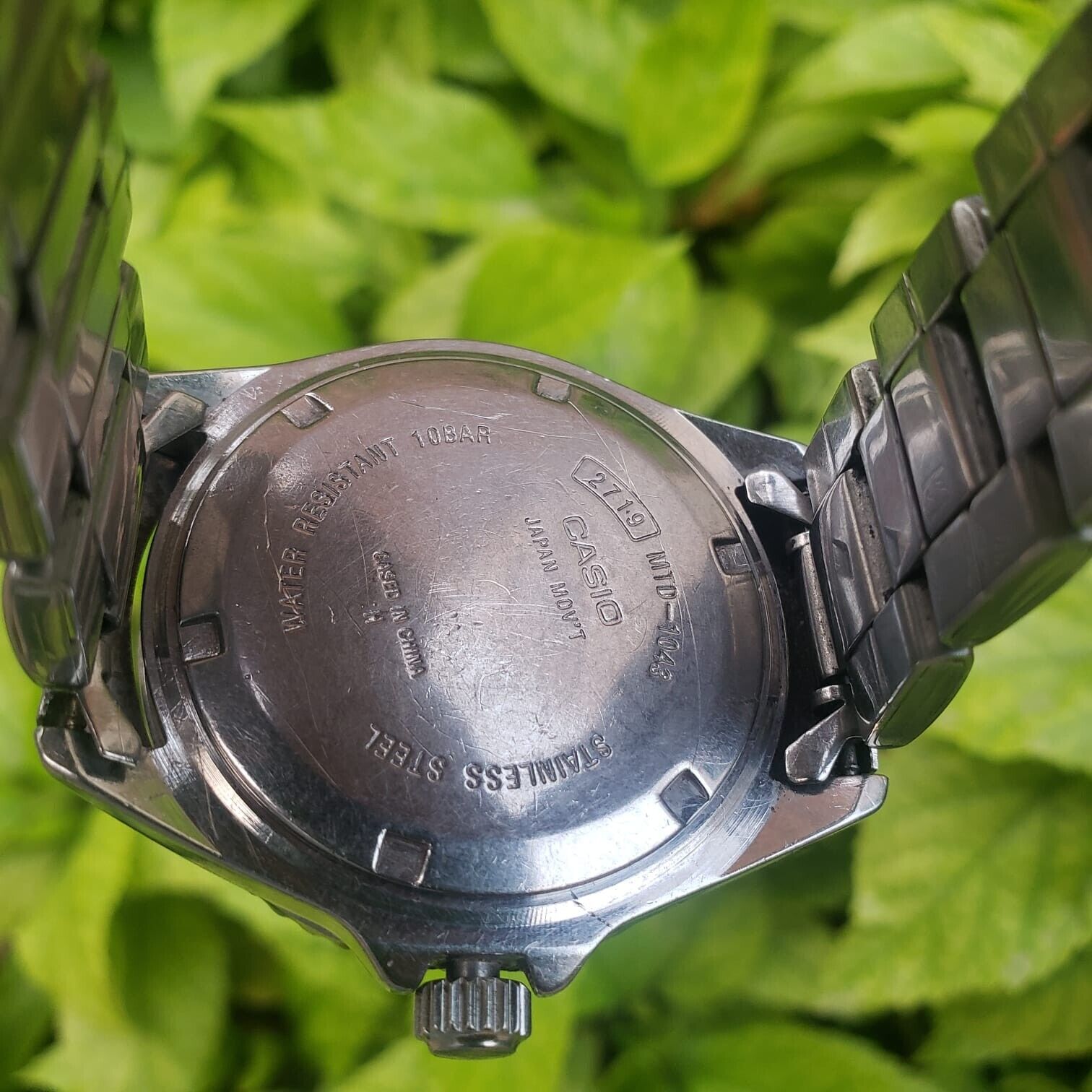 Rare vintage Casio divers MTD-1043 Stainless Steel Quartz Men