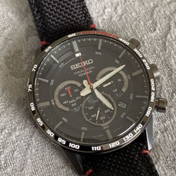 Seiko 8T63 00L0 SSB359 Chronograph Date Quartz Mens Watch Auth Mint WatchCharts Marketplace