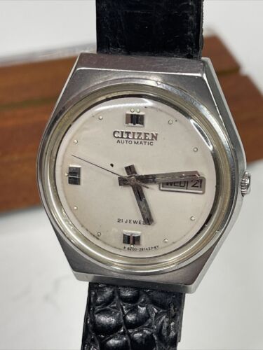Vintage Citizen 36mm 71-1951 4-280 351 Automatic Men's Wrist Watch