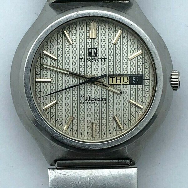 Tissot Millionaire Automatic 39mm Stainless Steel Day Date Bracelet