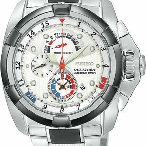 Seiko Velatura Yachting Timer Two Tone SPC005 Analog Watch | WatchCharts