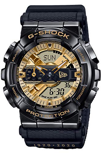 Casio Watch G SHOCK NEW ERA 100th Anniversary collaboration model GM 110NE 1AJR Men s Black WatchCharts Marketplace