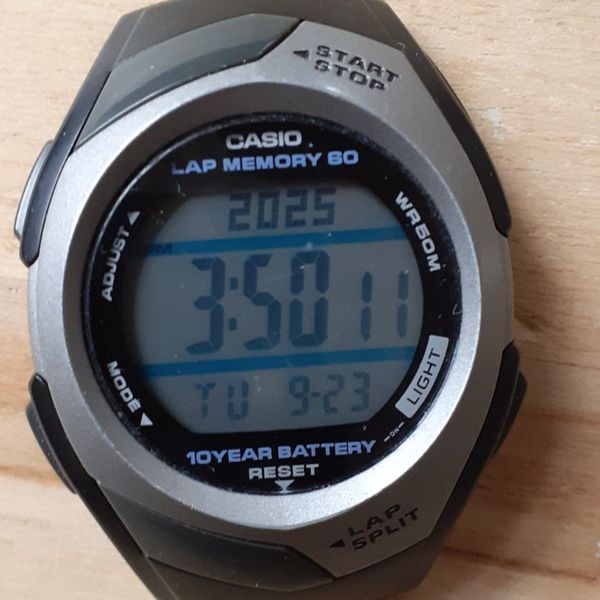 Casio STR-300 Digital Sports Watch and Casio W96H - Need new batteries ...