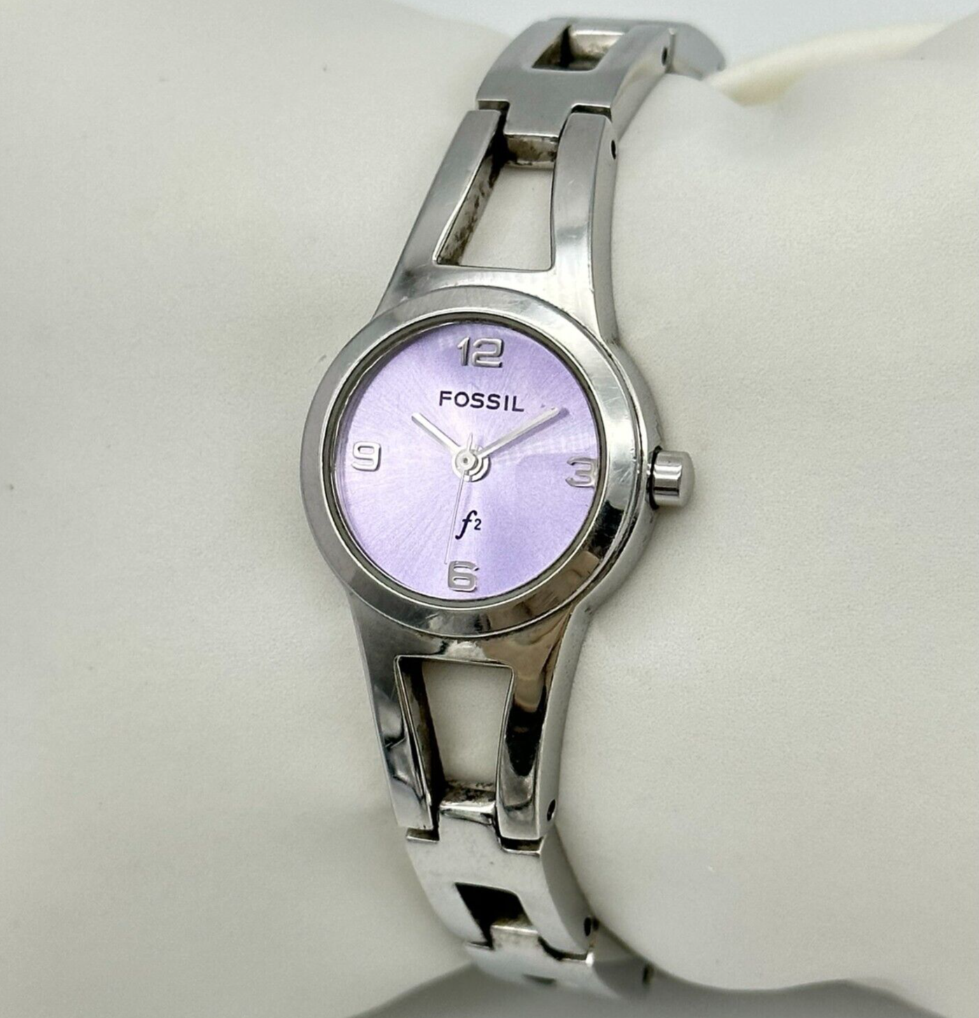 X Fossil F2 with stainless SS, radial burst Plum colored dial 3 hand m Fossil F2 Watch - Etsy main image 4