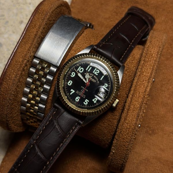 [WTS] Vintage West End Watch Co - President Day/Date – Military dial ...