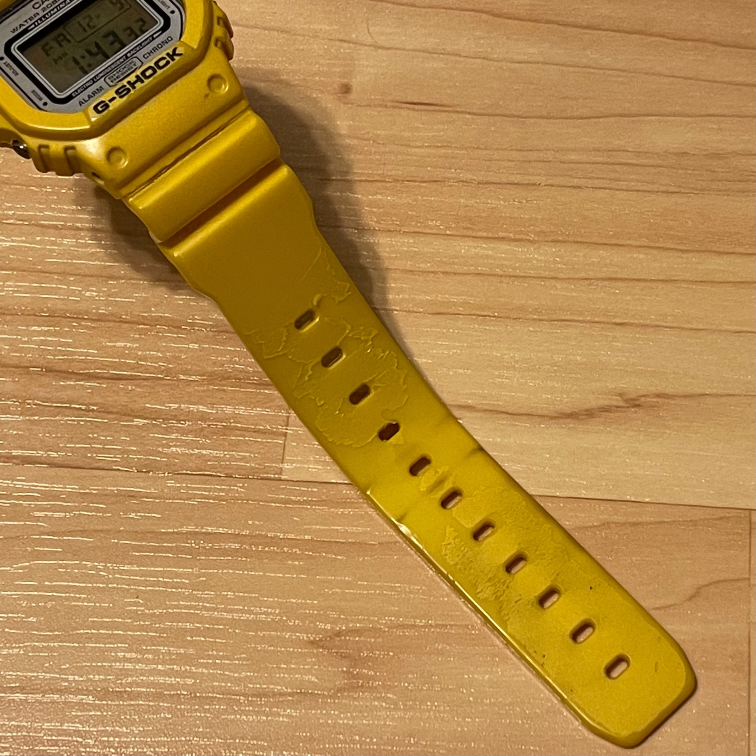 WTS] Casio G-Shock DW-5600FL-9S Yellow Metallic G Series FRF