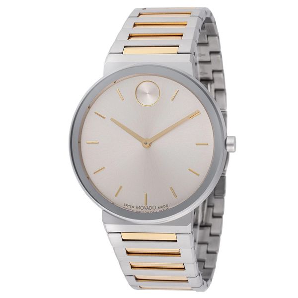 Movado Bold Horizon Watch, 40mm 3601075 Two tone Mens Sleek Modern ...