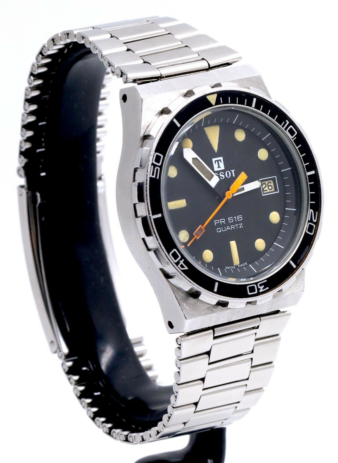 Vintage Tissot PR 516 Divers Cal 2031 Bakelite Bezel Wrist Watch