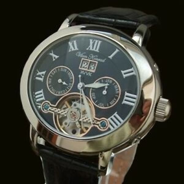 【FREE SHIPPING】 Watch Mens Van Conrad open heart watch expellion ...