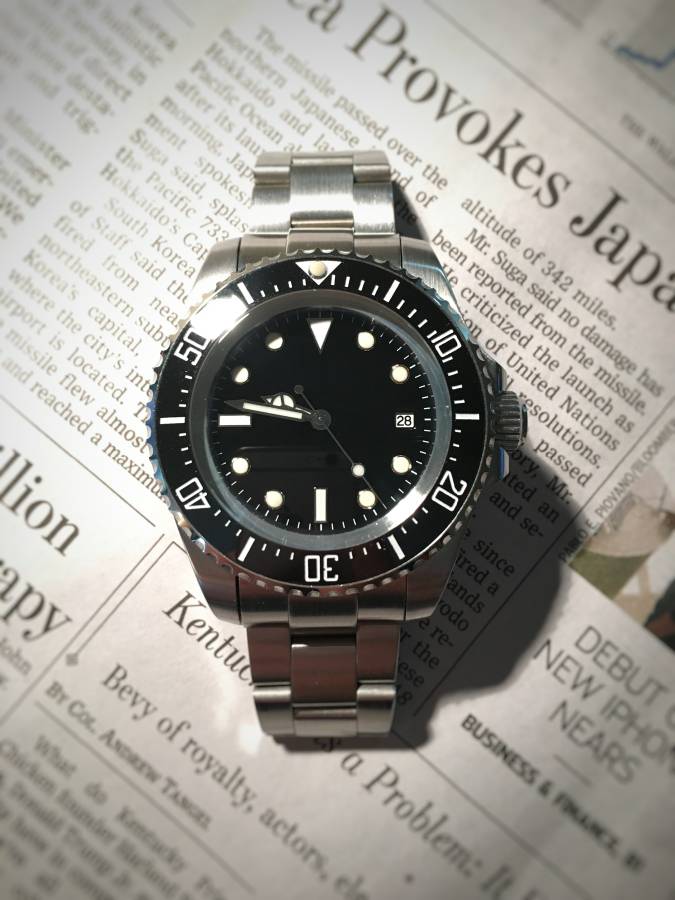 Parnis Sterile Deep Sea Sea Dweller Rolex Homage WatchCharts Marketplace