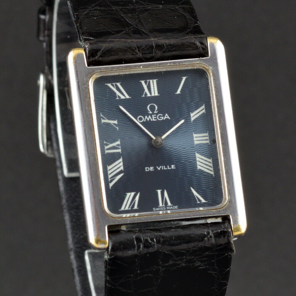 Vintage OMEGA DeVille Tank - White Gold plated - 1973 - Cal