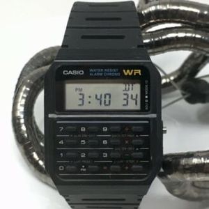 Casio Ca53w Retro Style Black Calculator Watch Nwt Watchcharts