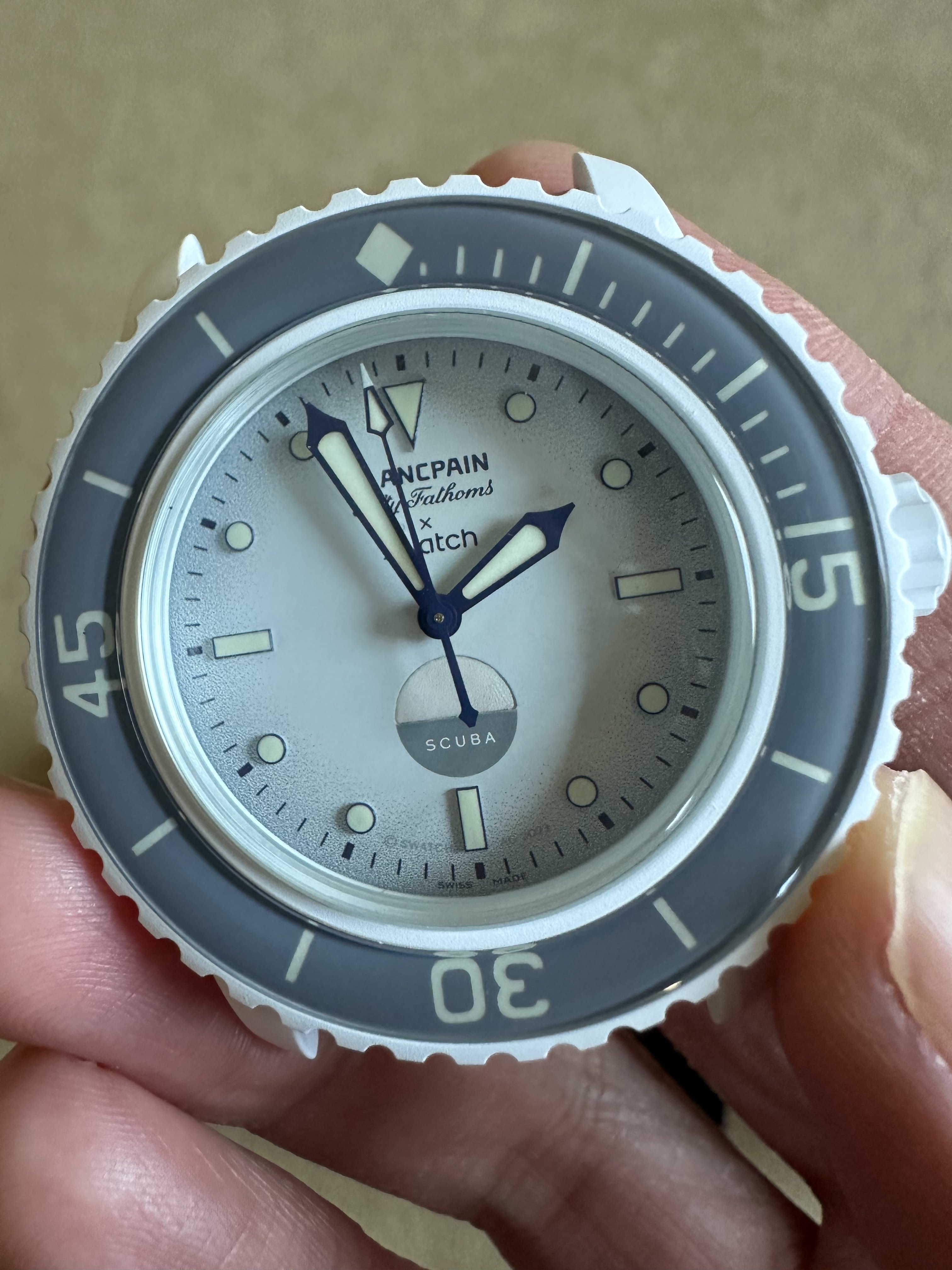 FS Swatch x Blancpain Fifty Fathoms Antarctic Ocean