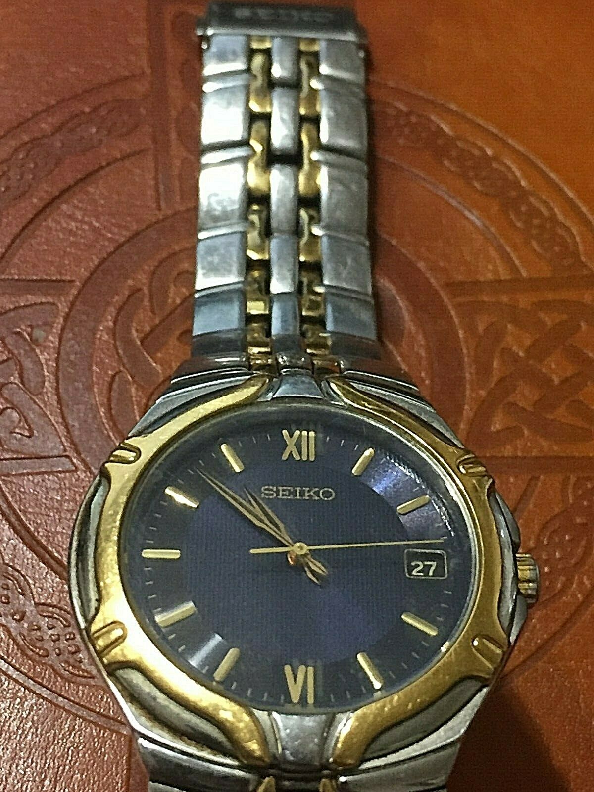 Seiko Men's Two-Tone Wristwatch 7N42-6C10, | WatchCharts