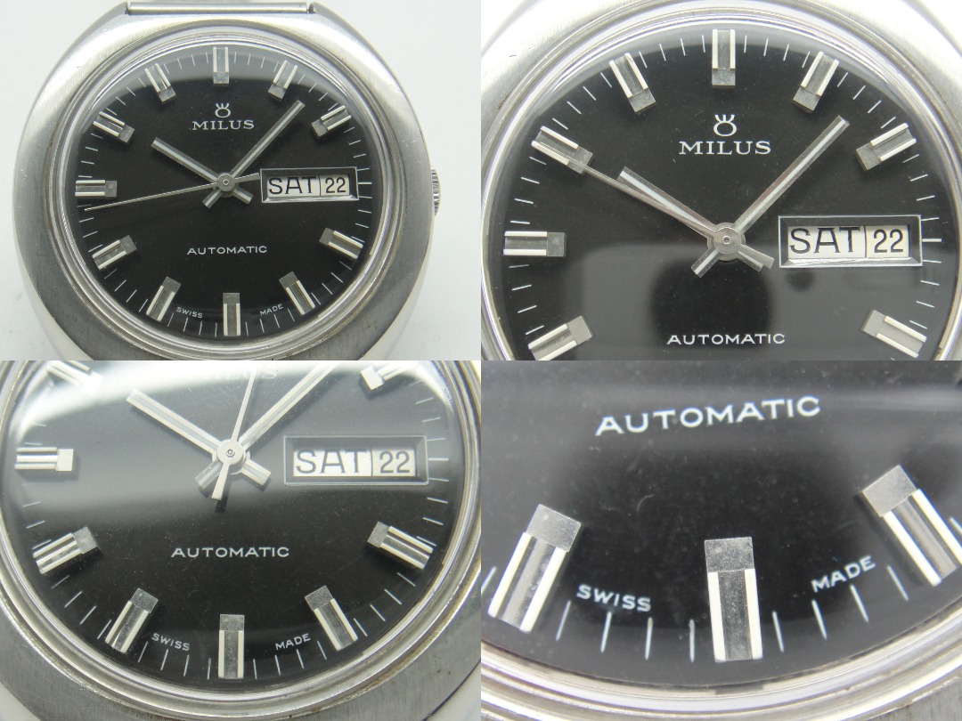 ミラス Milus Week Day Automatic 25石 腕時計 ミラス Milus Week Day Automatic 25石 腕時計