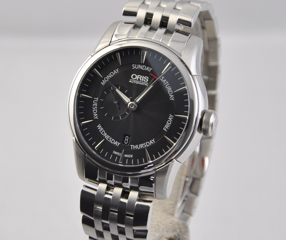 FS Oris Artelier Small Second Pointer Day 44mm Black 745 7666