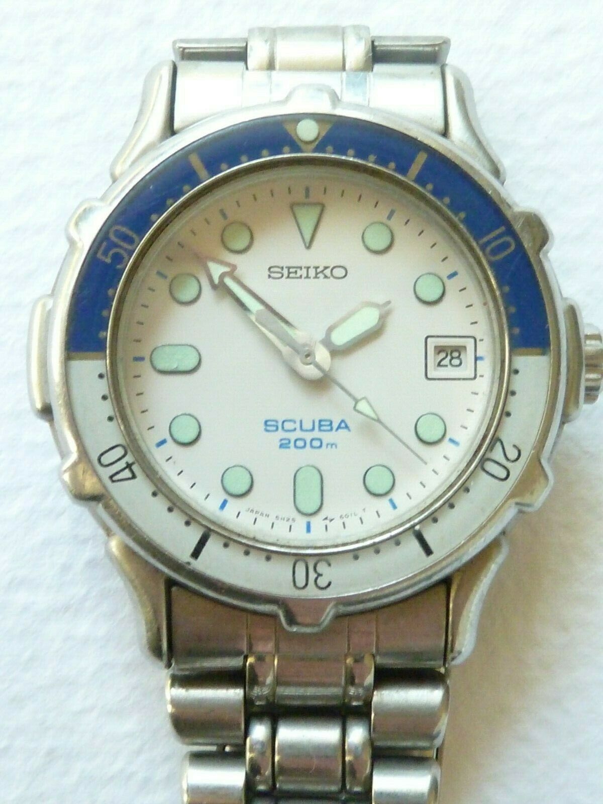 セイコー 5h25-6050 スキューバ200 ヴィンテージ - 腕時計(アナログ)