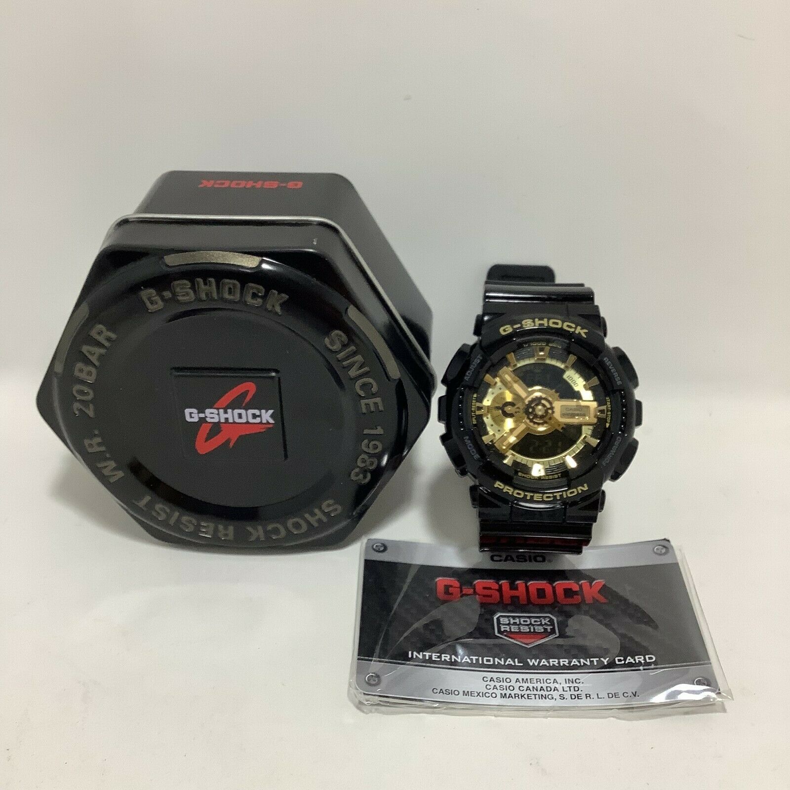 Casio Mens G-Shock Resist . 20 Bar Black Big Case Analog Digital Wrist  Watch | WatchCharts