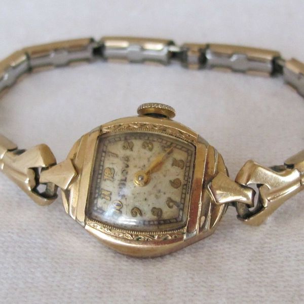D12 Vintage Bulova Ladies Watch 10k Rolled Gold Plate Wind Up Runs Watchcharts