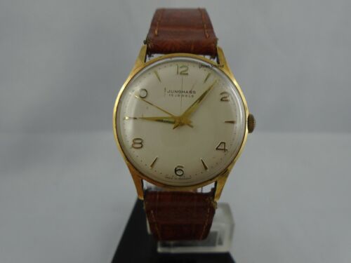 seltene vintage Junghans 93S10 Handaufzug Armbanduhr aus Sammlung