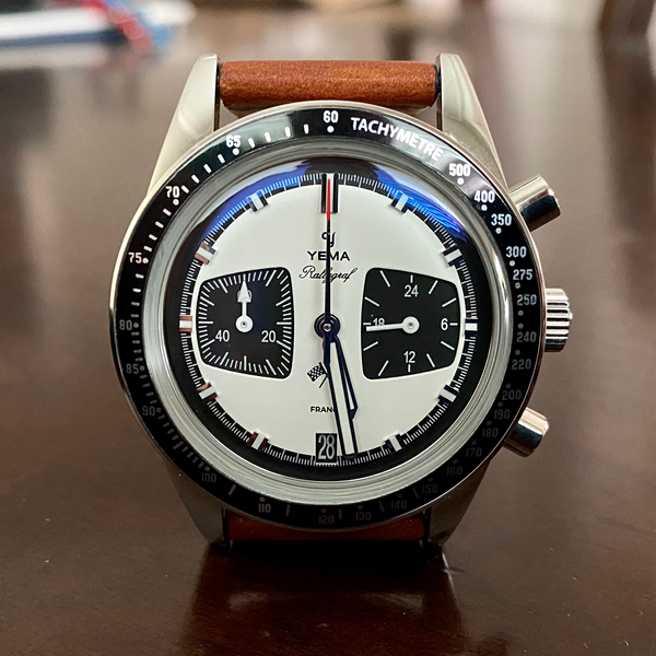 Montre Yema Rallygraf Meca-Quartz II Reverse Panda YMHF1584-AA