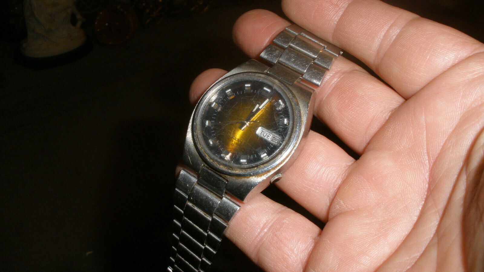 Cassa Per Orologio Seiko 193-619 Compatibile Con Movimento Automatico 6105A, Ricambio Originale