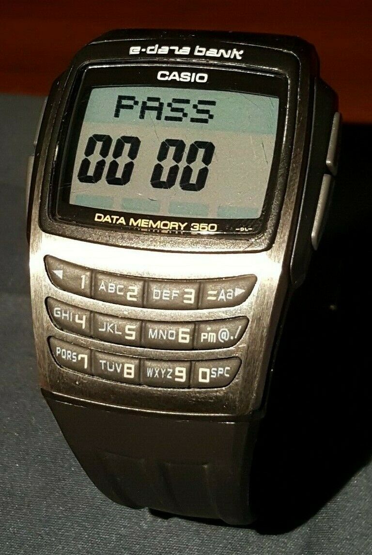 CASIO EDB-610 E-DATA BANK DATA MEMORY MOD 2550 Movement work