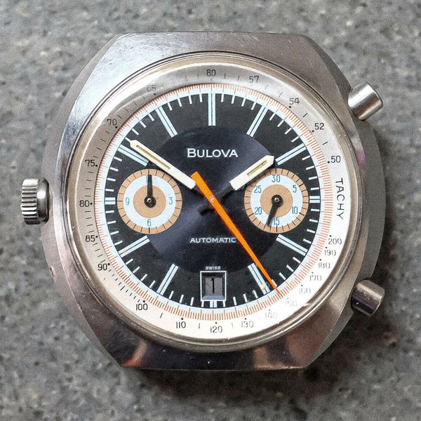 Vintage Automatic 1972 Bulova F Chronograph/Heuer Cal 12 WatchCharts