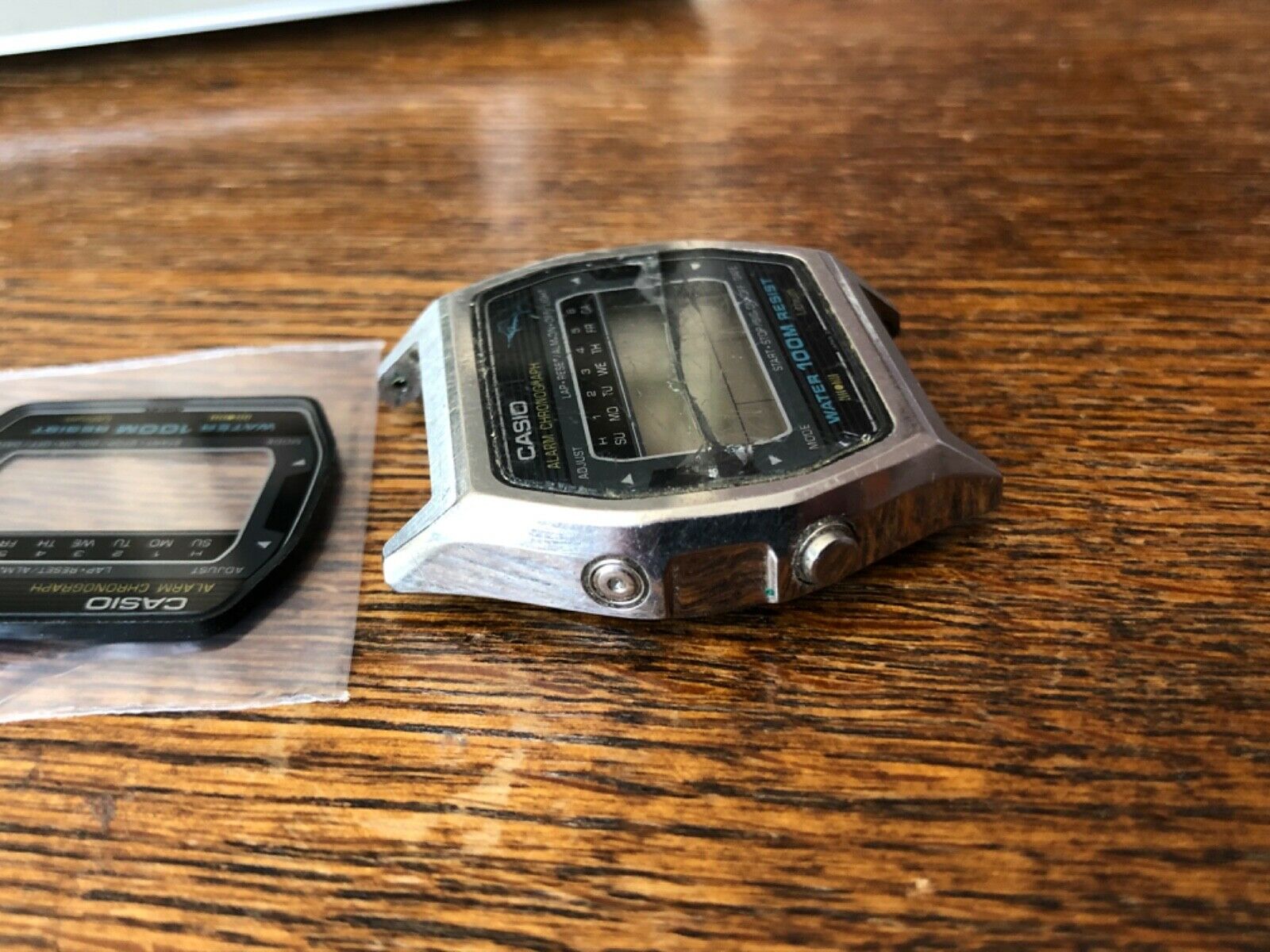 Casio Marlin W-550 Module 81 / Vintage LCD watch / Working - New