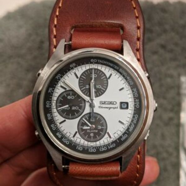 Rare Seiko Quartz Panda Dial Chronograph 7t32 7c60 Watchcharts Marketplace